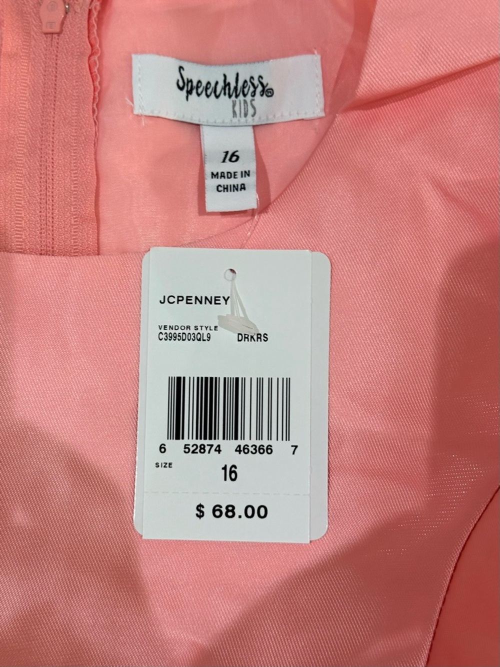 Speechless Big Kid Girls Sleeveless A-Line Dress in dark rose size 16. - Picture 4 of 6